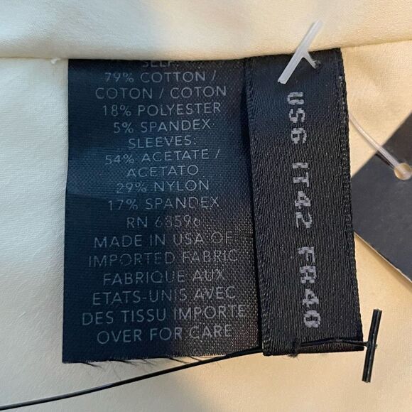 Donna Karan Blazer Jacket Fall 2002 Ready to Wear Runway Show Cream Stretch Knit - Picture 14 of 16